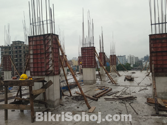 On going 1700 sft flat for sale